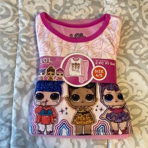 LOL Surprise 2-piece pajama set size 4/5 NWT